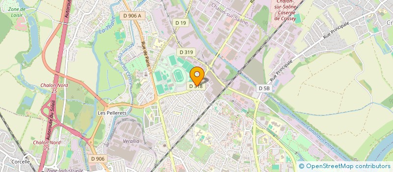 localisation de l'entreprise EQUIP'HR à CHALON-SUR-SAONE