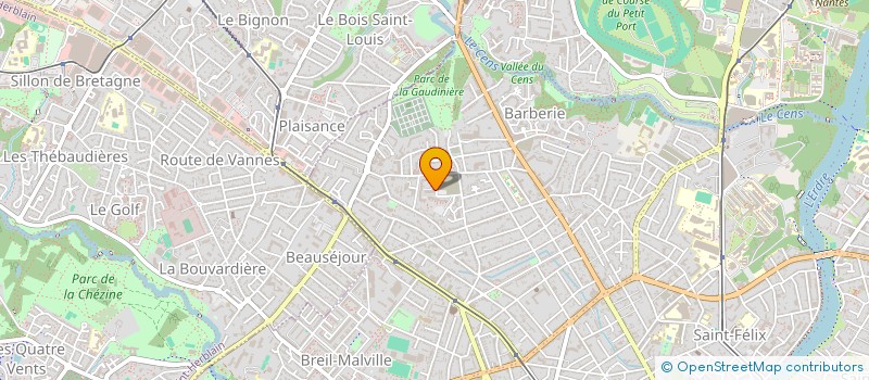 localisation de l'entreprise EQUIP'INOX à NANTES