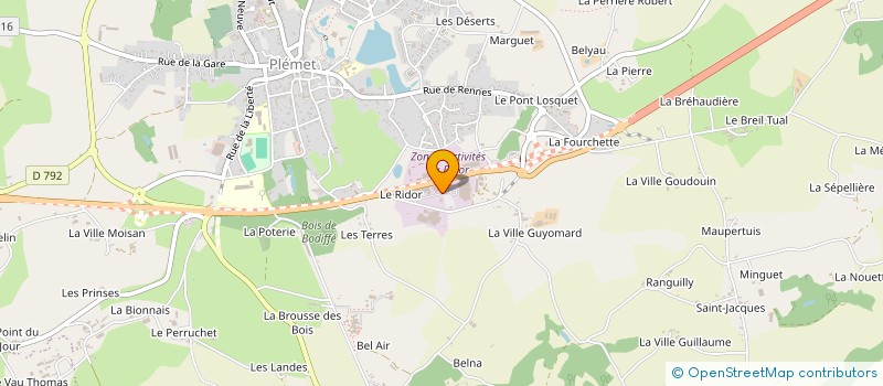 localisation de l'entreprise EQUIP'INTERIEUR  PLEMET