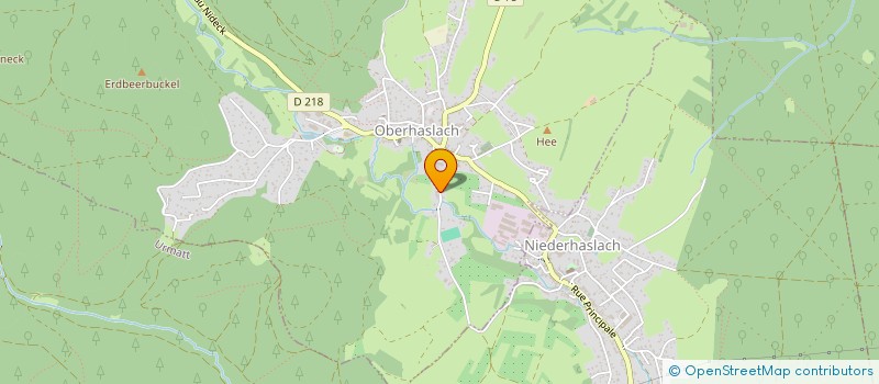 localisation de l'entreprise EQUIP LEASE à OBERHASLACH
