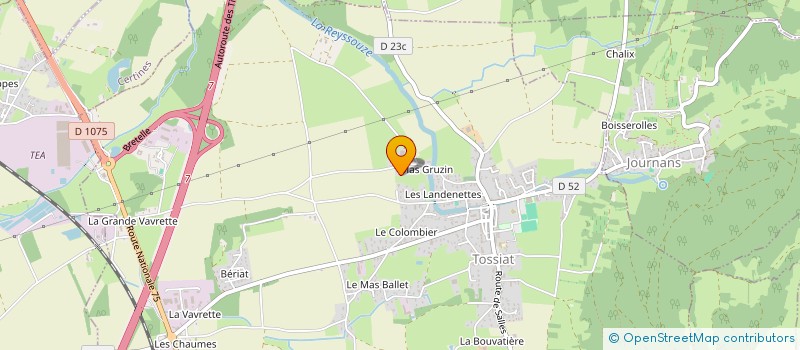 localisation de l'entreprise EQUIP'LOC à TOSSIAT