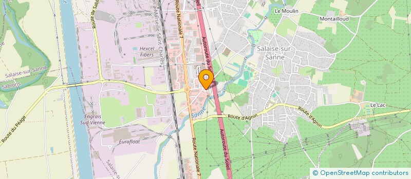 localisation de l'entreprise EQUIP LOC  SALAISE-SUR-SANNE