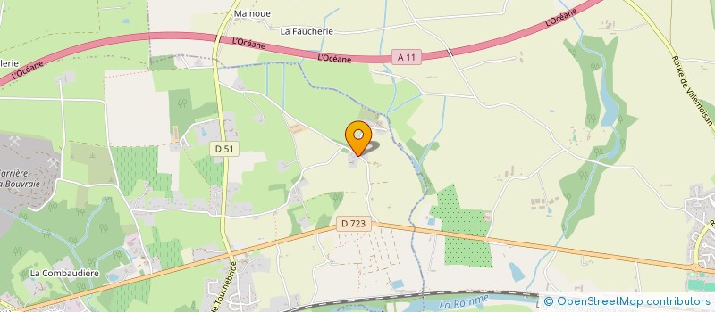 localisation de l'entreprise EQUIP'MAN  INGRANDES-LE-FRESNE-SUR-LOIRE