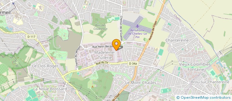 localisation de l'entreprise EQUIP'MAT à CHELLES