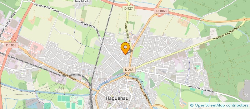 localisation de l'entreprise EQUIP'PRO  HAGUENAU