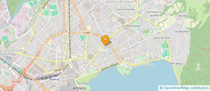 localisation de l'entreprise EQUIP'TRUCKS à ANNECY