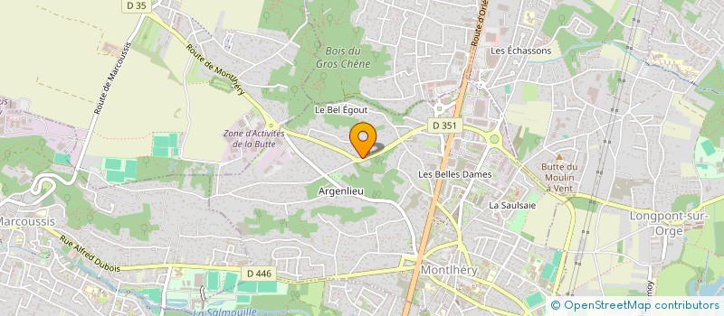 localisation de l'entreprise EQUIPACK FRANCE SARL à MONTLHERY