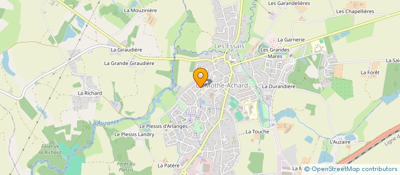 localisation de l'entreprise EQUIPAGE 79 à LES ACHARDS