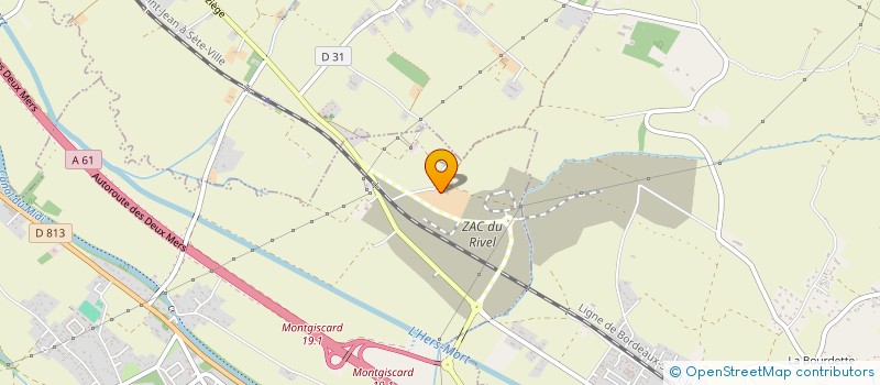 localisation de l'entreprise EQUIPAGE  MONTGISCARD