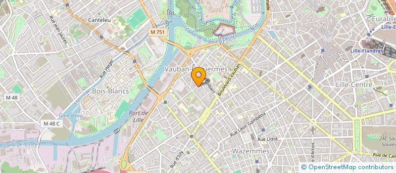 localisation de l'entreprise EQUIPAGE CARABOAT à LILLE