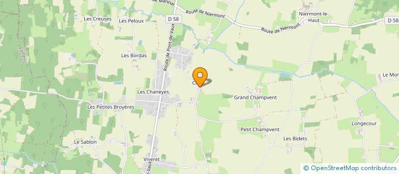localisation de l'entreprise EQUIPAGE DE COUR à BAGE-DOMMARTIN