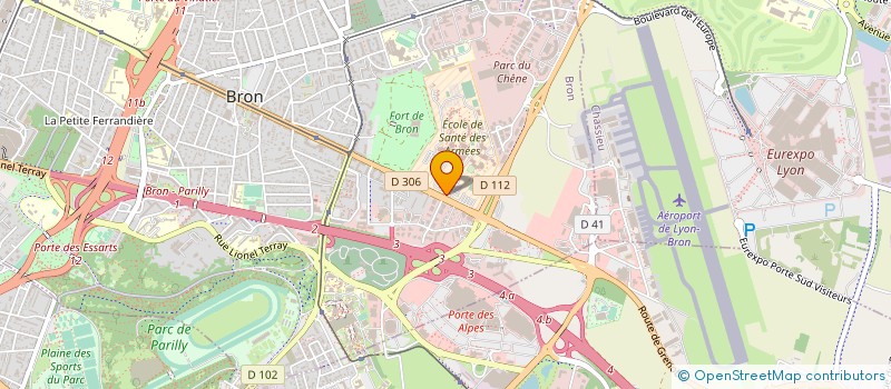 localisation de l'entreprise EQUIPAGE DE L'ECOLE DE SANTE DES ARMEES (EESA) à BRON