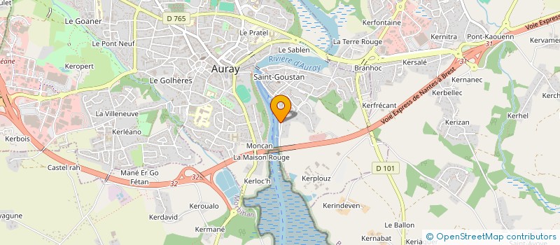 localisation de l'entreprise EQUIPAGE DE SAINT GOUSTAN à AURAY