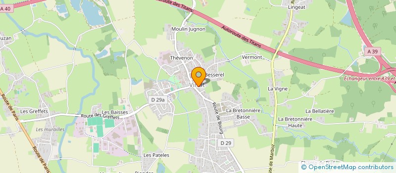 localisation de l'entreprise EQUIPAGE DES GRANDS CHENES DE BESSEREL à VIRIAT