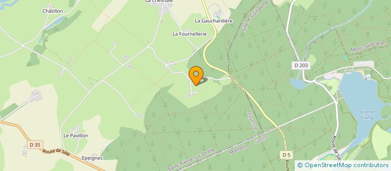 localisation de l'entreprise EQUIPAGE DU SAUT DU CERF à VIMARTIN-SUR-ORTHE