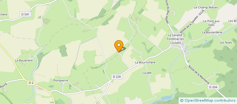 localisation de l'entreprise EQUIPAGE KERMAINGANT à L'OREE-D'ECOUVES