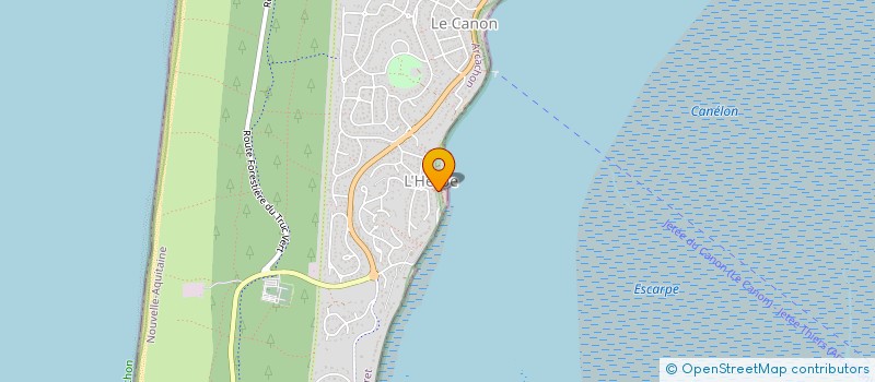 localisation de l'entreprise EQUIPAGE SAUBESTY à LEGE-CAP-FERRET