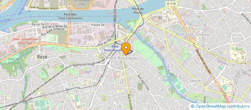 localisation de l'entreprise EQUIPAGE SERVICES à REZE