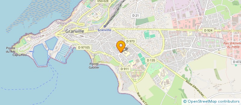 localisation de l'entreprise EQUIPAGE VEDETTE DES DOUANES DE GRANVILLE  GRANVILLE