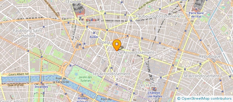 localisation de l'entreprise EQUIPAGES EDITION COMMUNICATION à PARIS