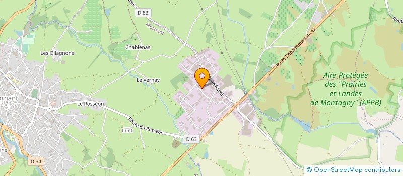 localisation de l'entreprise EQUIPARK  MORNANT