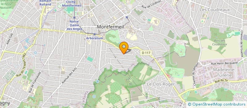 localisation de l'entreprise EQUIPBATIP à MONTFERMEIL
