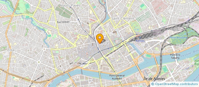 localisation de l'entreprise EQUIPE à NANTES