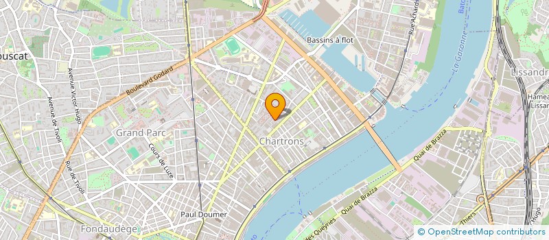 localisation de l'entreprise EQUIPE CADETS DE GASCOGNE  BORDEAUX