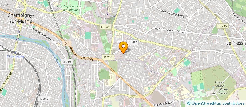 localisation de l'entreprise EQUIPE COTE D IVOIRE à CHAMPIGNY-SUR-MARNE