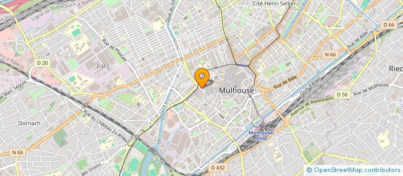 localisation de l'entreprise EQUIPE CYNOPHILE INTERVENTION PROTECTION à MULHOUSE