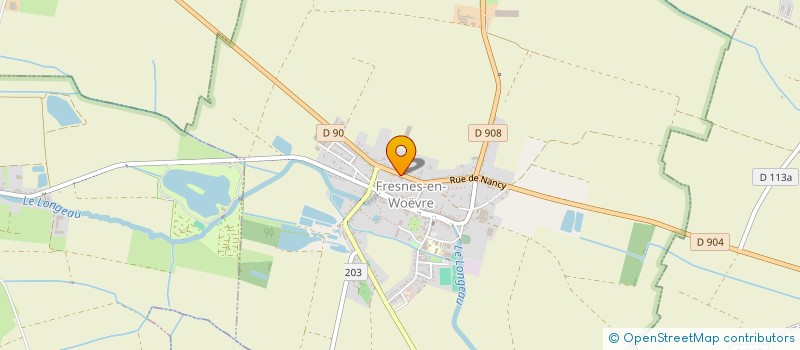 localisation de l'entreprise EQUIPE CYNOTECHNIQUE DE RECHERCHE ET DE SAUVETAGE DE LA MEUSE à FRESNES-EN-WOEVRE