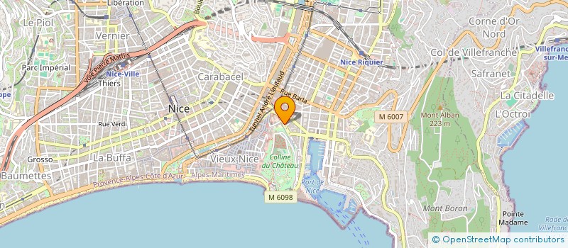 localisation de l'entreprise EQUIPE D'ANTIQUAIRES à NICE