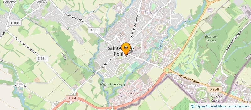 localisation de l'entreprise EQUIPE D ENTRAIDE DU PAYS DE GEX à SAINT-GENIS-POUILLY