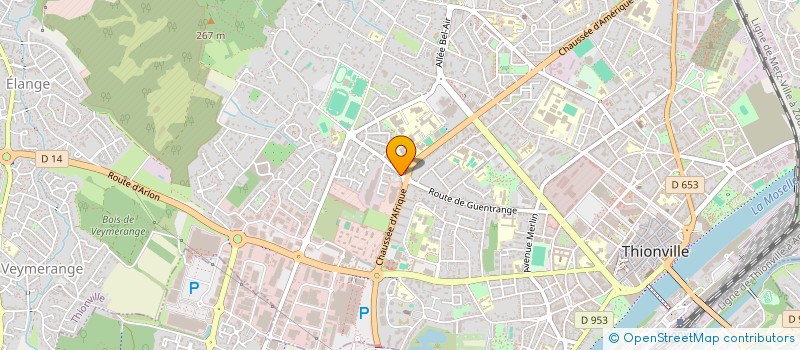 localisation de l'entreprise EQUIPE DE SECOURS ROUTIERS ET TECHNIQUES DE MOSELLE  THIONVILLE