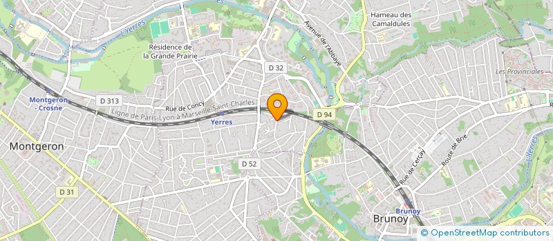 localisation de l'entreprise EQUIPE DE SOIN ET DE TRANSPORT ANIMALIER ASSOCIATIF (ESTA ASSO ) à YERRES