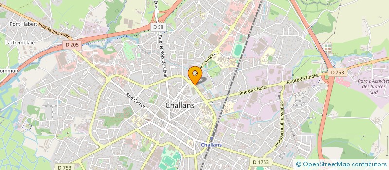 localisation de l'entreprise EQUIPE DE SOINS COORDONNES REFERENTE TERRITORIALE à CHALLANS