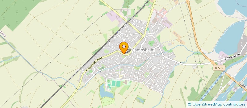 localisation de l'entreprise EQUIPE DE SOINS PRIMAIRES DE GAMBSHEIM  GAMBSHEIM