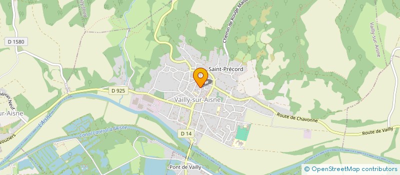 localisation de l'entreprise EQUIPE DE SOINS PRIMAIRES DE VAILLY-SUR-AISNE ET SES ALENTOURS à VAILLY-SUR-AISNE