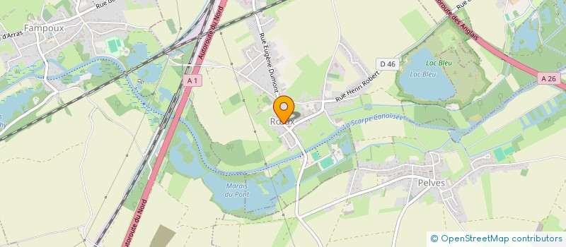 localisation de l'entreprise EQUIPE DE SOINS PRIMAIRES DU LAC BLEU  RUX