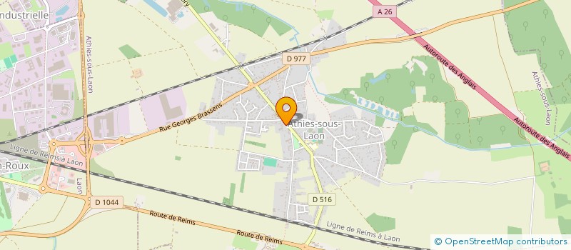 localisation de l'entreprise EQUIPE DE SOINS PRIMAIRES (ESP) D'ATHIES SOUS LAON à ATHIES-SOUS-LAON