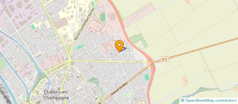 localisation de l'entreprise EQUIPE DE SOINS PRIMAIRES VALLEE SAINT PIERRE CHALONS EN CHAMPAGNE  CHALONS-EN-CHAMPAGNE