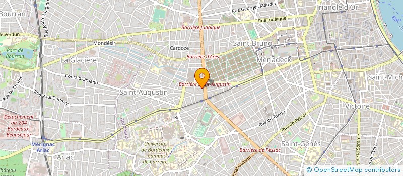 localisation de l'entreprise EQUIPE DE SOINS SPECIALISES EN CARDIOLOGIE VASCULAIRE NOUVELLE AQUITAINE à BORDEAUX