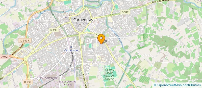 localisation de l'entreprise EQUIPE DE SOINS SPECIALISES EN NEUROLOGIE DU COMTAT VENAISSIN à CARPENTRAS