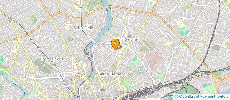 localisation de l'entreprise EQUIPE DE SOINS SPECIALISES ONCOLU  NANTES