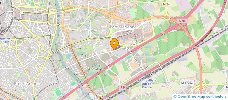 localisation de l'entreprise EQUIPE DE SOINS SPECIALISES PROCTOLOGIE à MONTPELLIER