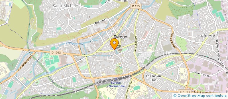 localisation de l'entreprise EQUIPE DEPARTEMENTALE D INITIATIVES D AIDE ET DE SOINS à EVREUX