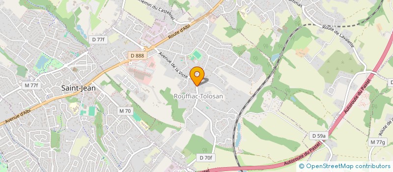 localisation de l'entreprise EQUIPE DEPARTEMENTALE DES CONSEILLERS PEDAGOGIQUES EPS 31  ROUFFIAC-TOLOSAN