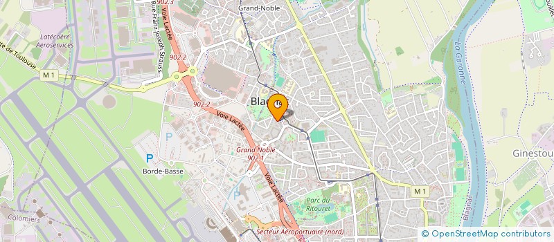 localisation de l'entreprise EQUIPE  DU BATIMENT  BLAGNAC