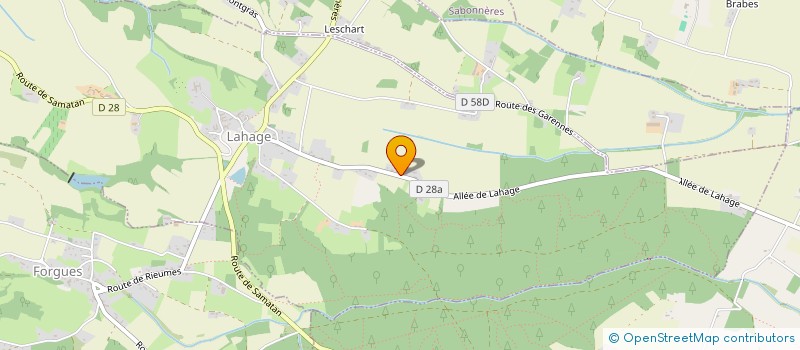 localisation de l'entreprise EQUIPE DU SAVES  LAHAGE