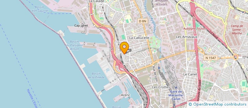 localisation de l'entreprise EQUIPE ET CREATION à MARSEILLE
